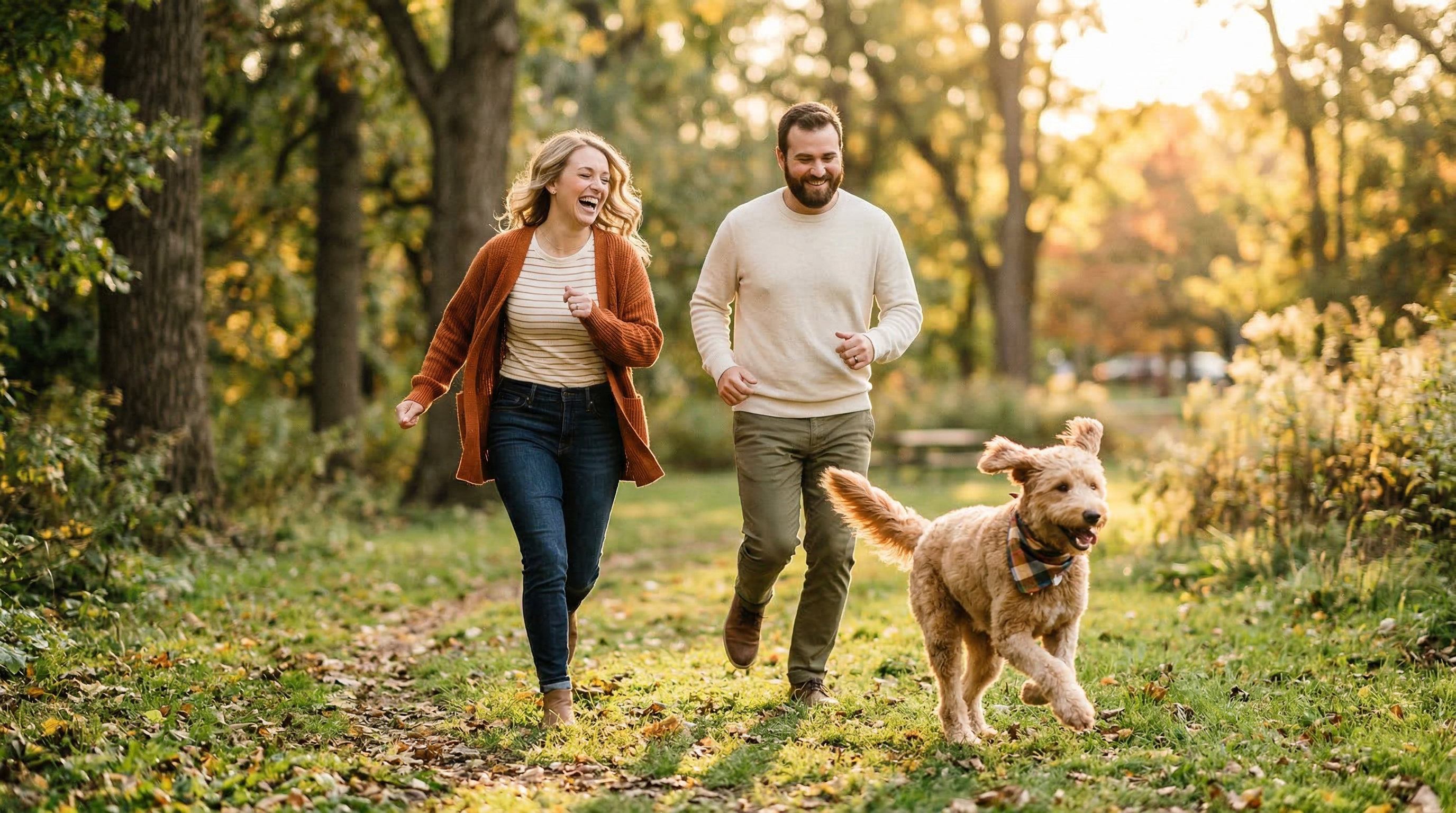 Dog and owner sharing a quiet moment together