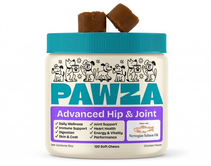 PAWZA Advanced Hip & Joint bottle