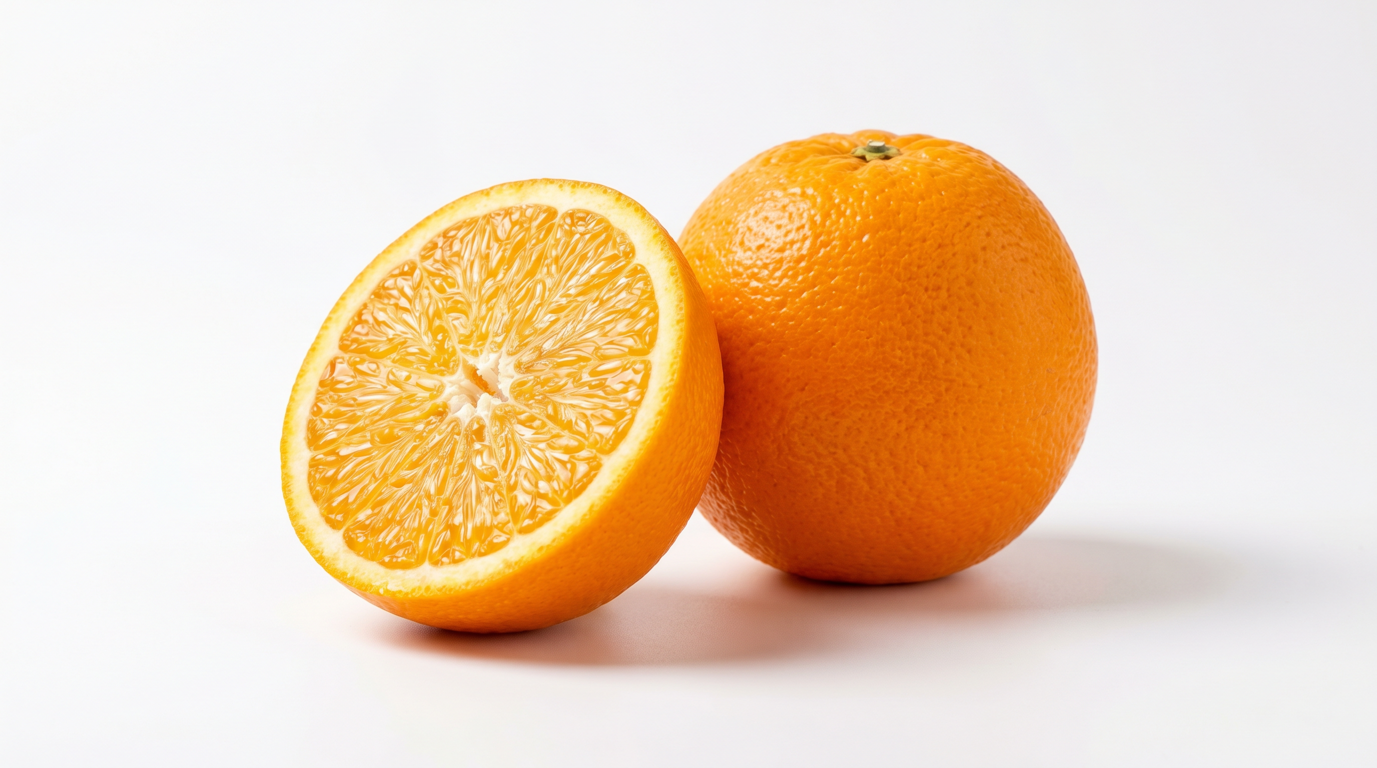Fresh oranges, a natural source of vitamin C